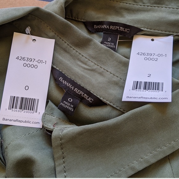 NWT size 0 BR TENCEL flight jumpsuit - Picture 4 of 5